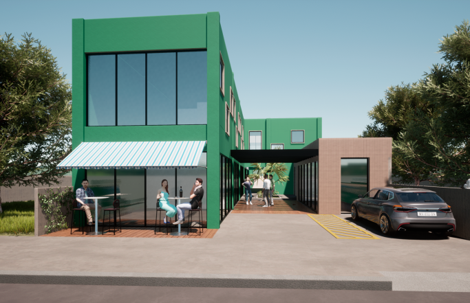 Centro comercial + Coworking